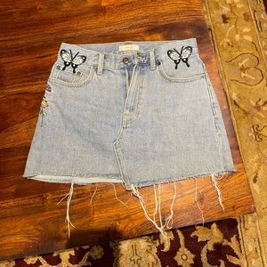 Denim skirt